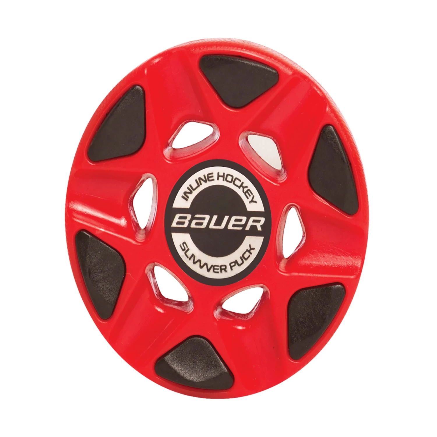 Bauer Slivvver Inline Hockey Puck - Red