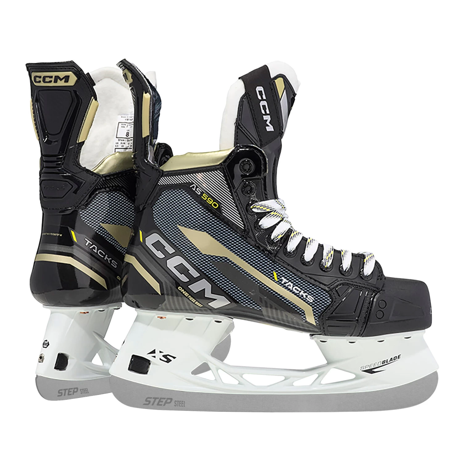 CCM Tacks AS 590 Senior Hockey Skates (2022) With Step Steel